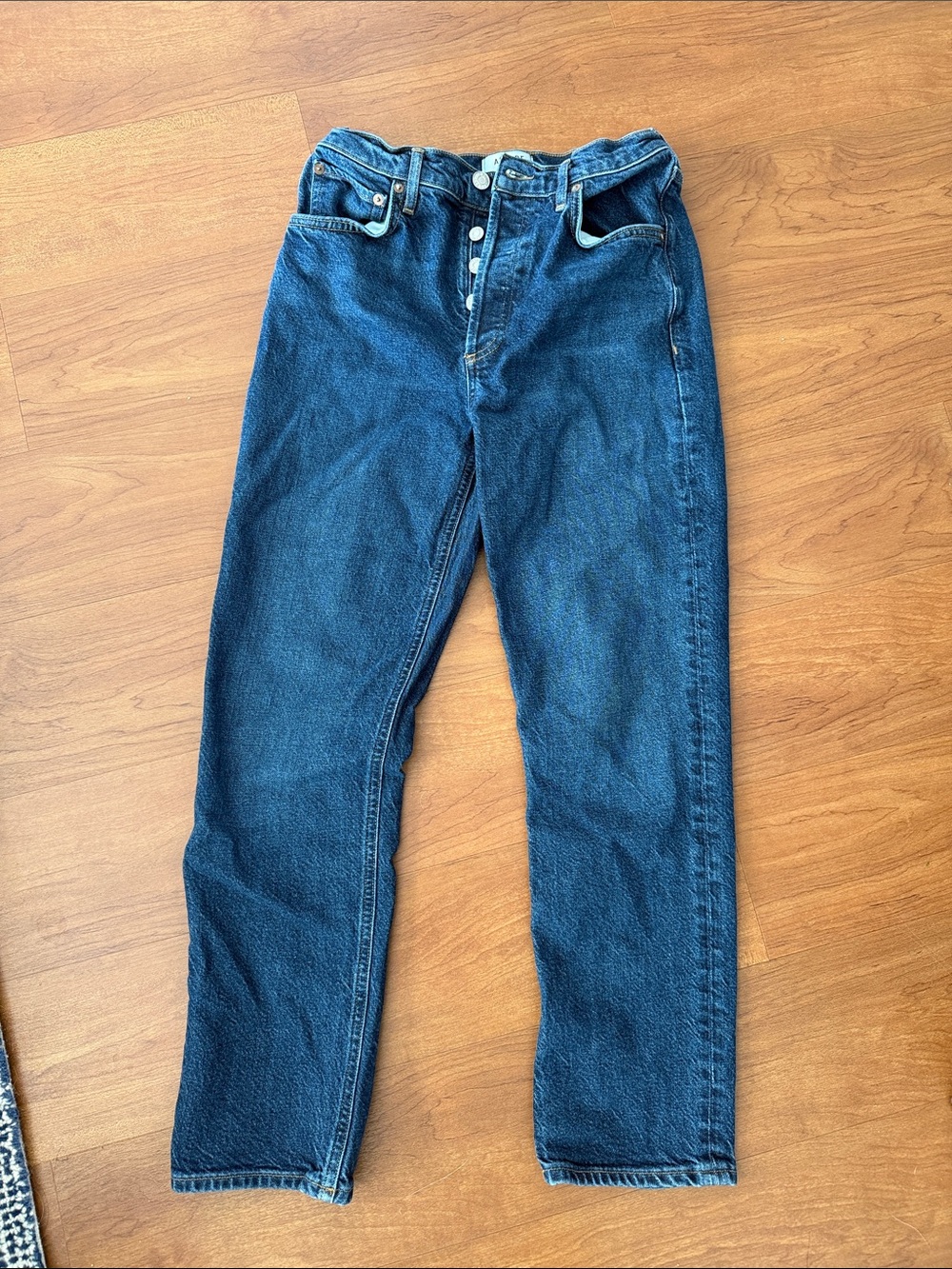 AGOLDE Riley Long High Rise Straight Jeans - 26 - Picture 3 of 6